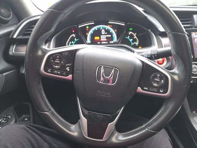 2020 White Honda Civic EX FWD Sedan