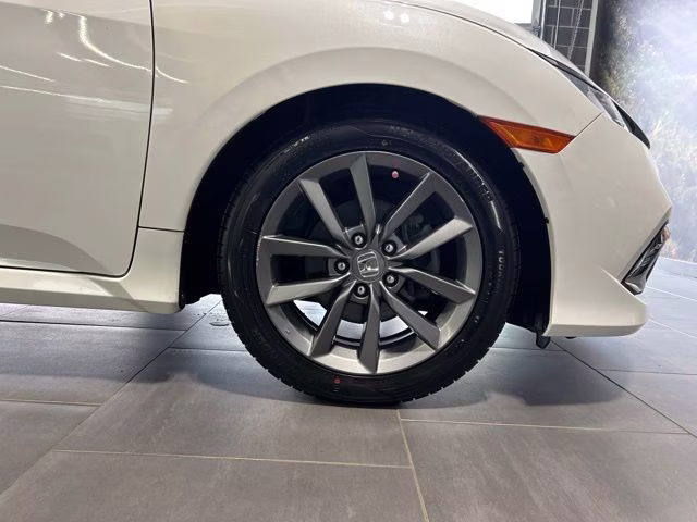 2020 White Honda Civic EX FWD Sedan