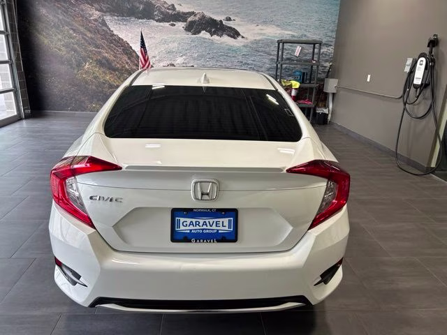 2020 White Honda Civic EX FWD Sedan