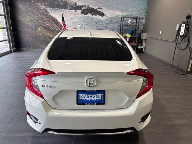 2020 White Honda Civic EX FWD Sedan