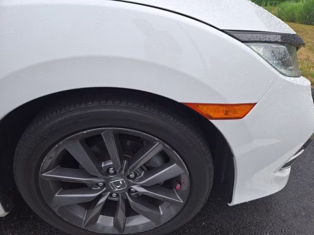 2020 White Honda Civic EX FWD Sedan