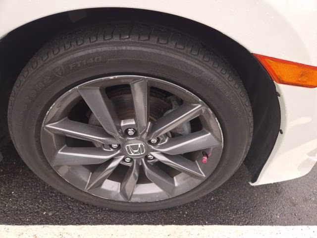 2020 White Honda Civic EX FWD Sedan