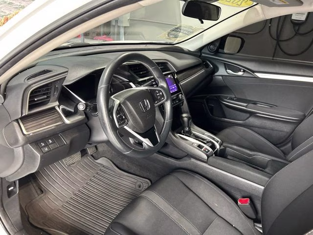 2020 White Honda Civic EX FWD Sedan