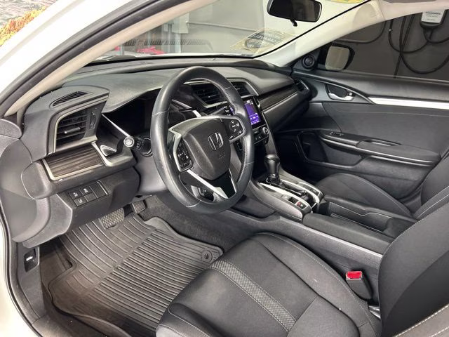 2020 White Honda Civic EX FWD Sedan