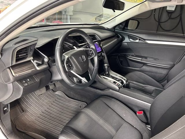 2020 White Honda Civic EX FWD Sedan