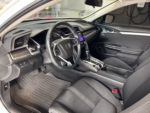 2020 White Honda Civic EX FWD Sedan