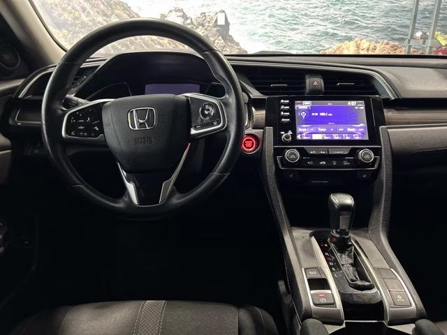 2020 White Honda Civic EX FWD Sedan