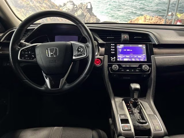 2020 White Honda Civic EX FWD Sedan