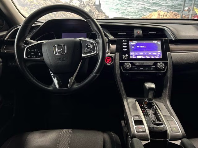 2020 White Honda Civic EX FWD Sedan