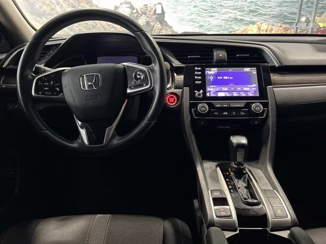 2020 White Honda Civic EX FWD Sedan
