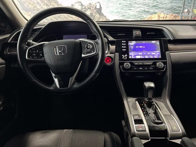 2020 White Honda Civic EX FWD Sedan