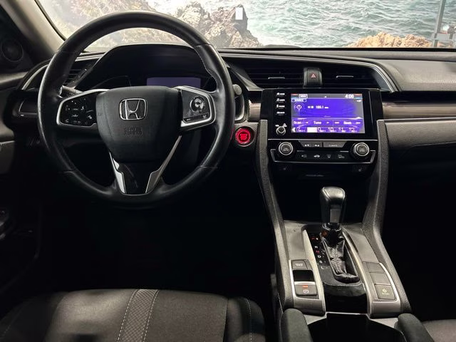 2020 White Honda Civic EX FWD Sedan