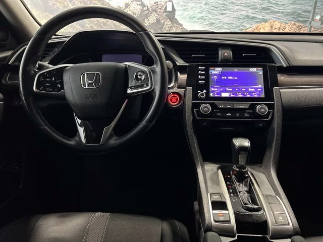 2020 White Honda Civic EX FWD Sedan