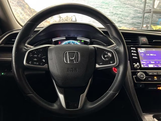 2020 White Honda Civic EX FWD Sedan