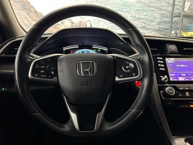 2020 White Honda Civic EX FWD Sedan