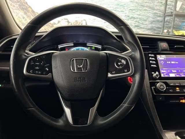 2020 White Honda Civic EX FWD Sedan