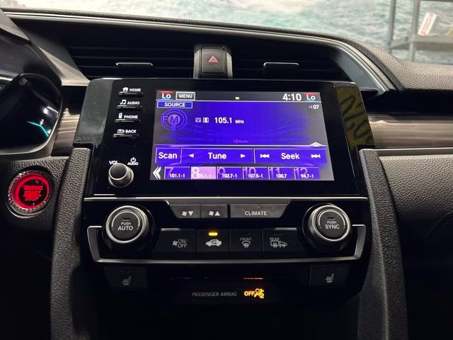 2020 White Honda Civic EX FWD Sedan