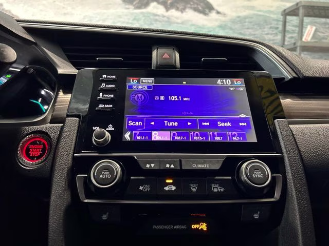 2020 White Honda Civic EX FWD Sedan