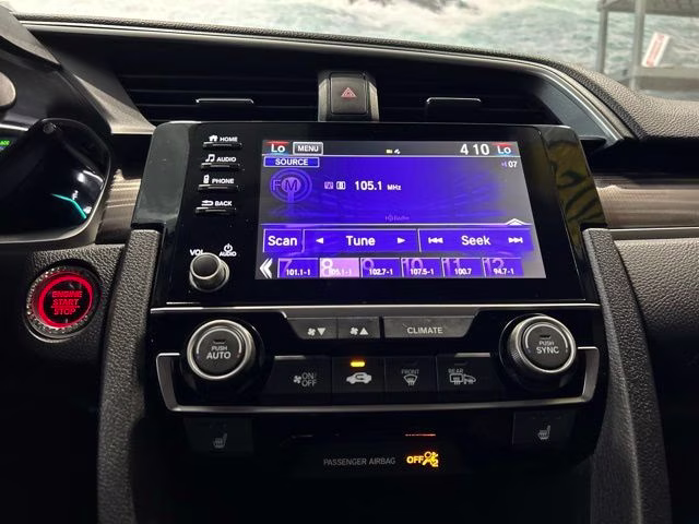 2020 White Honda Civic EX FWD Sedan