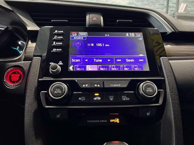 2020 White Honda Civic EX FWD Sedan