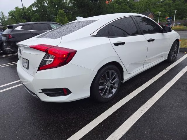 2020 White Honda Civic EX FWD Sedan