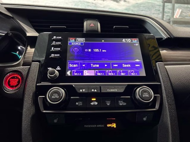 2020 White Honda Civic EX FWD Sedan