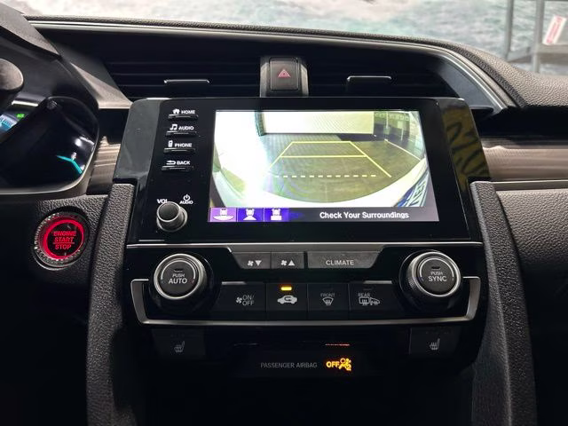 2020 White Honda Civic EX FWD Sedan