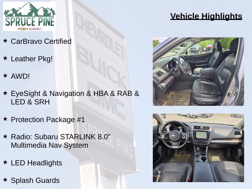 2018 Ice Silver Metallic Subaru Outback 2.5i AWD SUV
