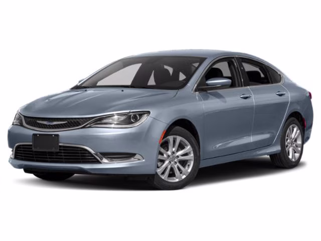 2015 Crystal Blue Pearlcoat Chrysler 200 Limited FWD Sedan