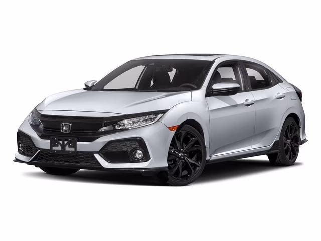 2018 Gray Honda Civic Sport Touring FWD Hatchback