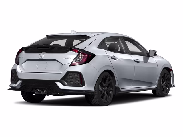 2018 Gray Honda Civic Sport Touring FWD Hatchback