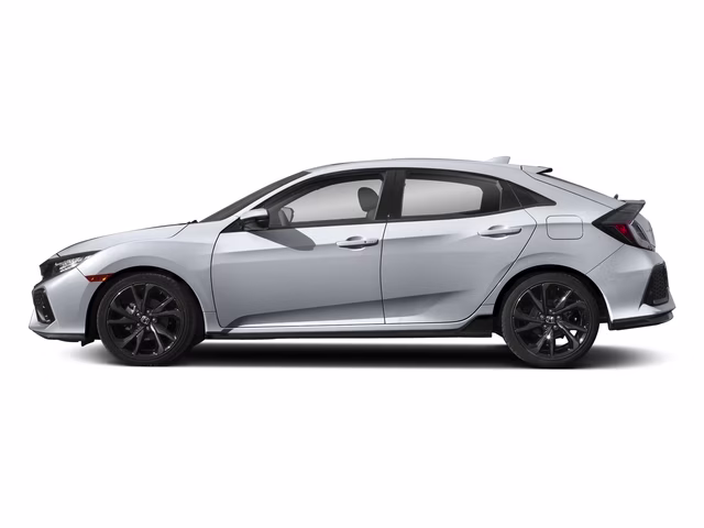 2018 Gray Honda Civic Sport Touring FWD Hatchback
