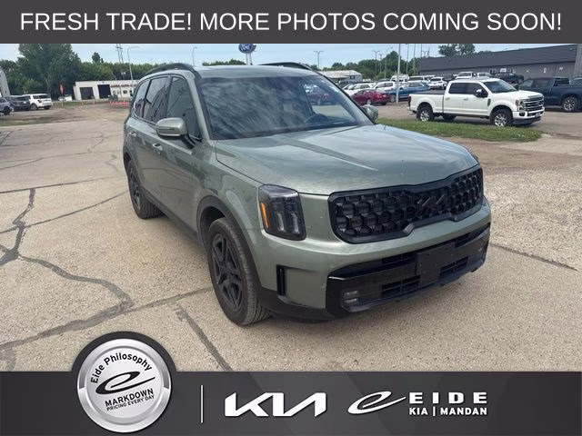 2025 Green Kia Telluride SX-Prestige X-Line AWD SUV