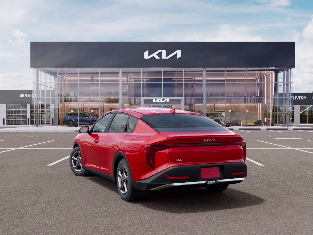2026 Currant Red Kia K4 LXS FWD Sedan