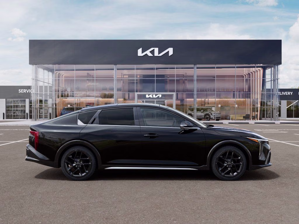 2026 Aurora Black Kia K4 GT-Line Turbo FWD Sedan