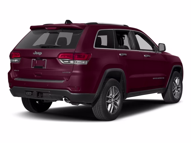 2017 Velvet Red Pearlcoat Jeep Grand Cherokee Limited RWD SUV