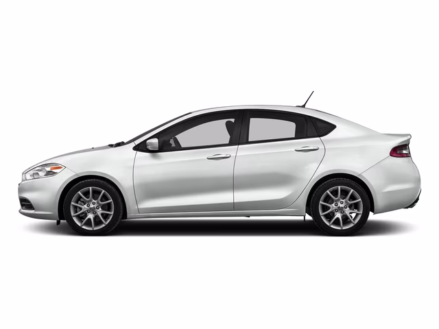 2016 Bright White Clearcoat Dodge Dart SXT FWD Sedan