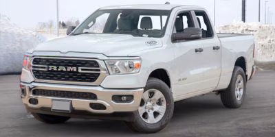 2023 Flame Red Clear Coat Ram 1500 Tradesman 4X4 Truck