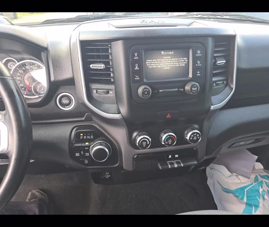 2023 Diamond Black Crystal Pearlcoat Ram 1500 Lone Star 4X4 Truck