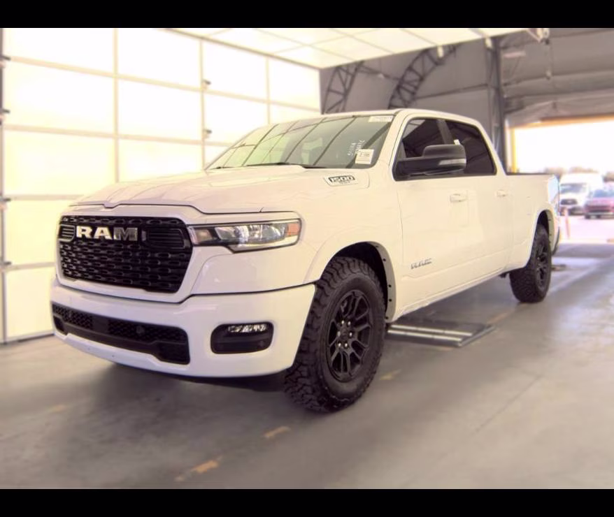 2025 Bright White Clearcoat Ram 1500 Big Horn 4X4 Truck