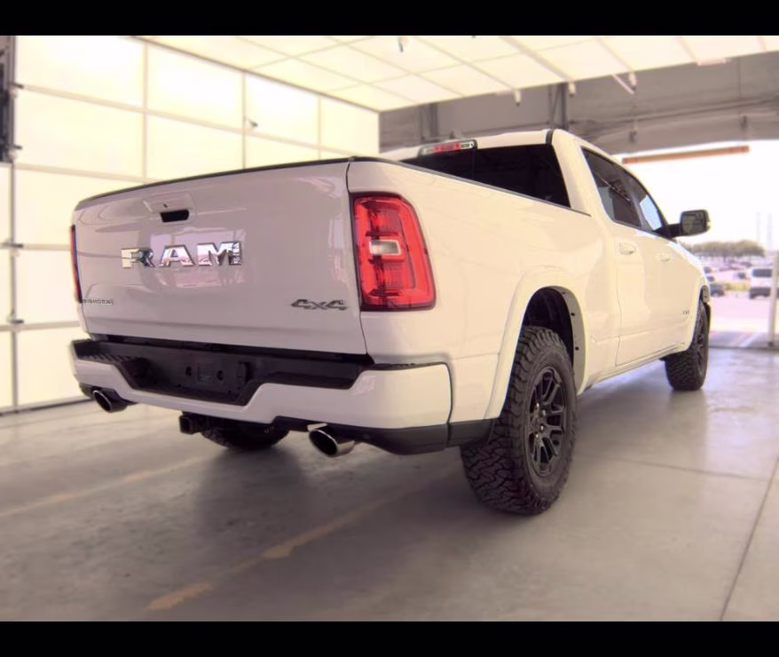 2025 Bright White Clearcoat Ram 1500 Big Horn 4X4 Truck