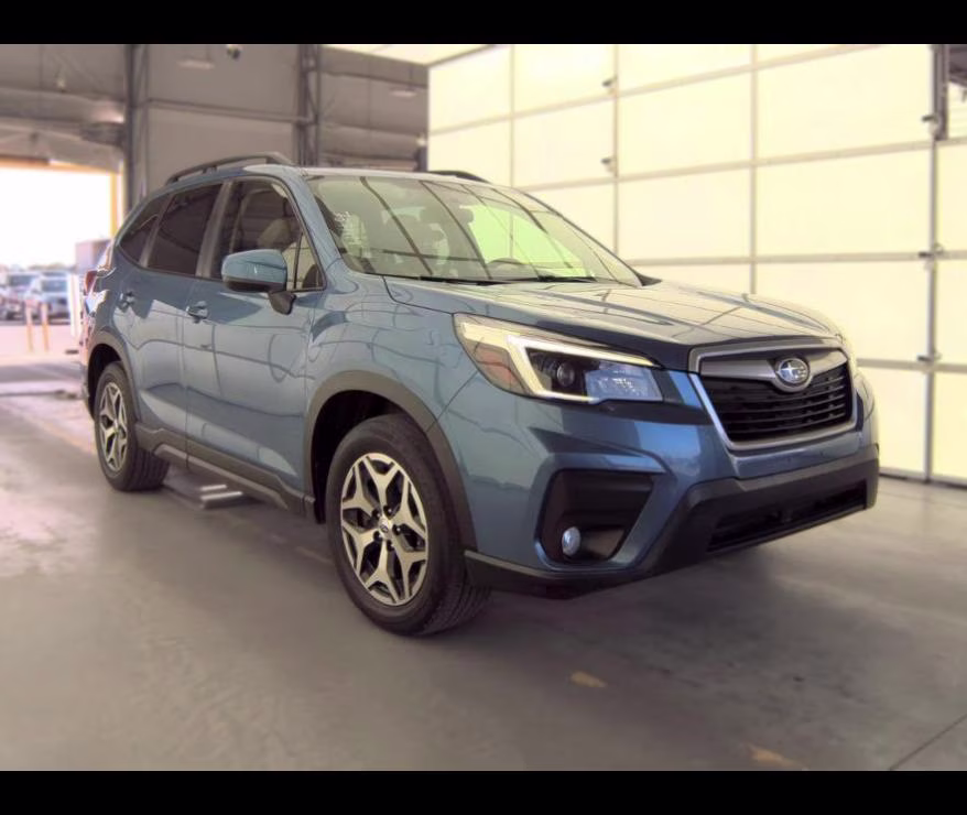 2021 Horizon Blue Pearl Subaru Forester Premium AWD SUV