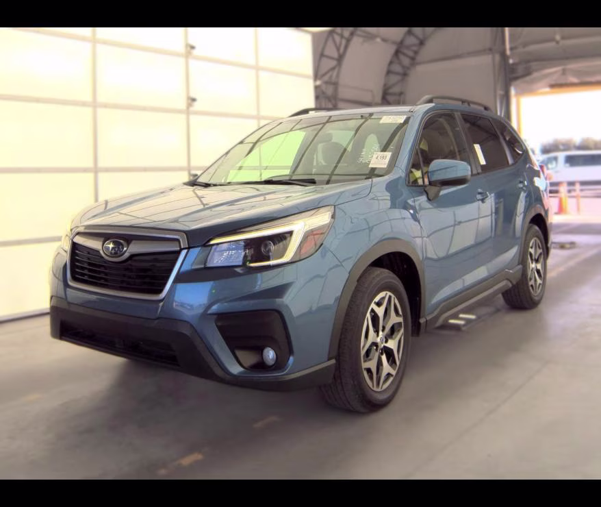 2021 Horizon Blue Pearl Subaru Forester Premium AWD SUV