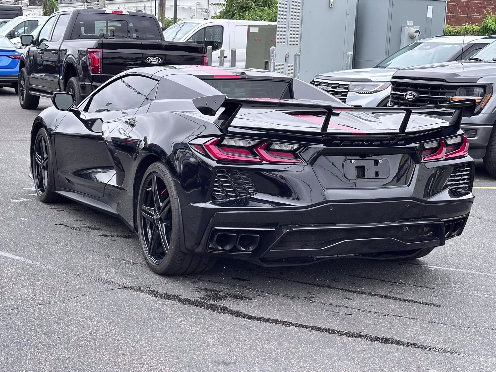 2026 Black Chevrolet Corvette 2dr Stingray Conv w/2LT RWD Sedan