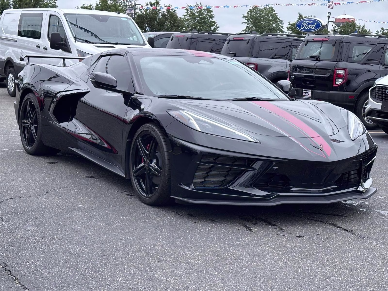 2026 Black Chevrolet Corvette 2dr Stingray Conv w/2LT RWD Sedan