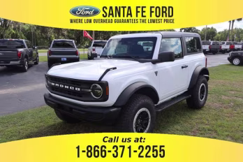 2026 White Ford Bronco Base 4X4 Convertible