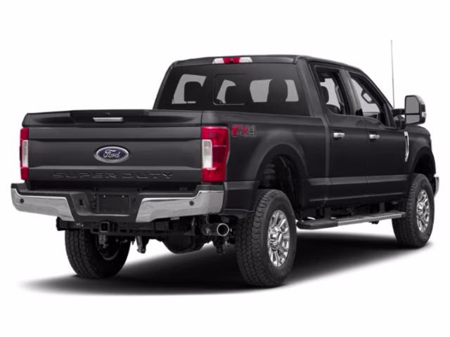 2018 Black Ford Super Duty F-350 SRW XLT 4X4 Truck