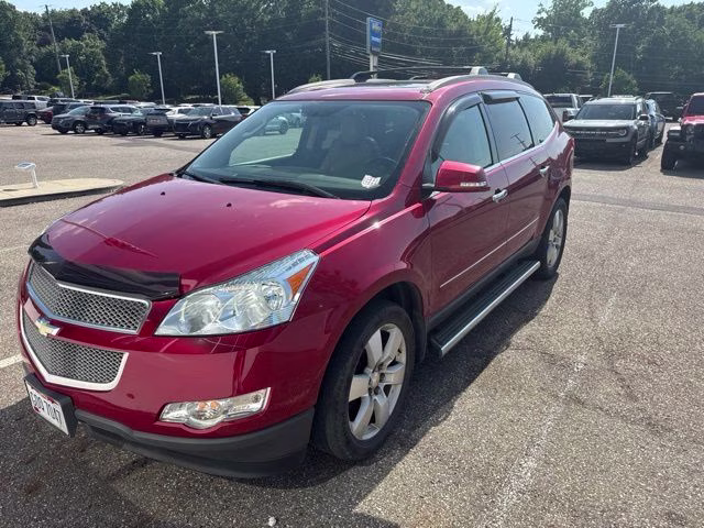 2012 Crystal Red Tintcoat Chevrolet Traverse LTZ FWD SUV