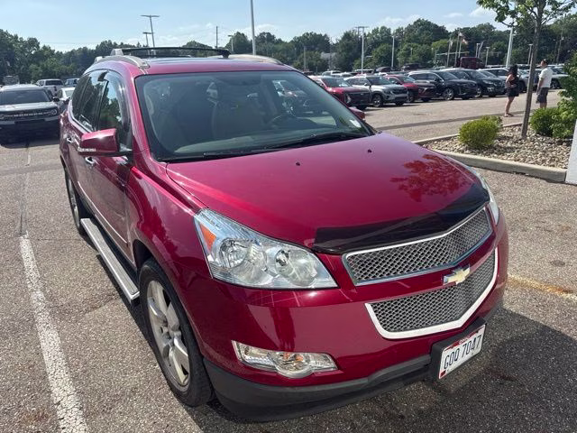 2012 Crystal Red Tintcoat Chevrolet Traverse LTZ FWD SUV