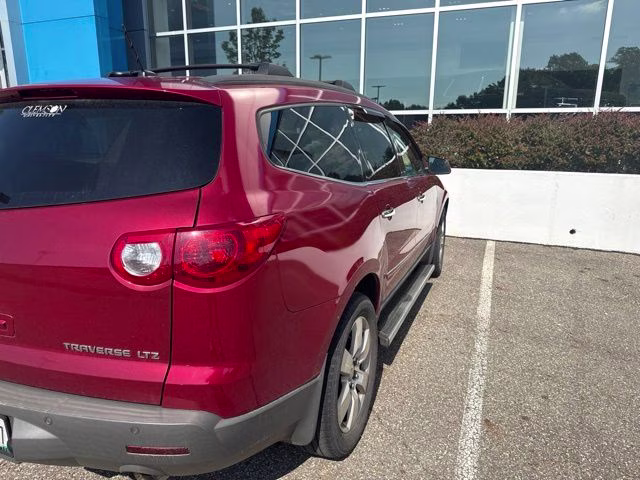 2012 Crystal Red Tintcoat Chevrolet Traverse LTZ FWD SUV